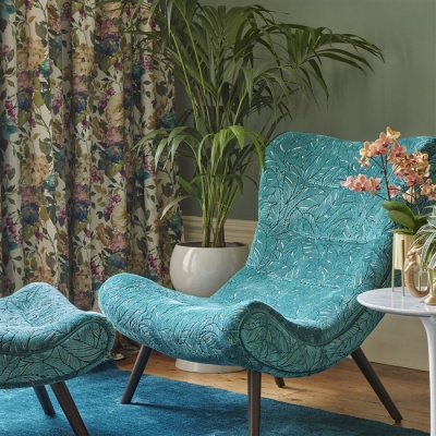 Clarke & Clarke Selva Velvet in Emerald